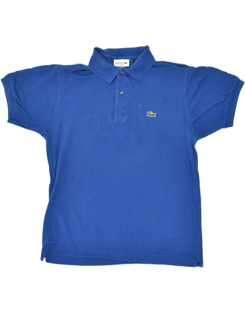 LACOSTE Mens Classic Fit Polo Shirt Size 5 Large Blue Cotton | Vintage Lacoste | Thrift | Second-Hand Lacoste | Used Clothing | Messina Hembry 