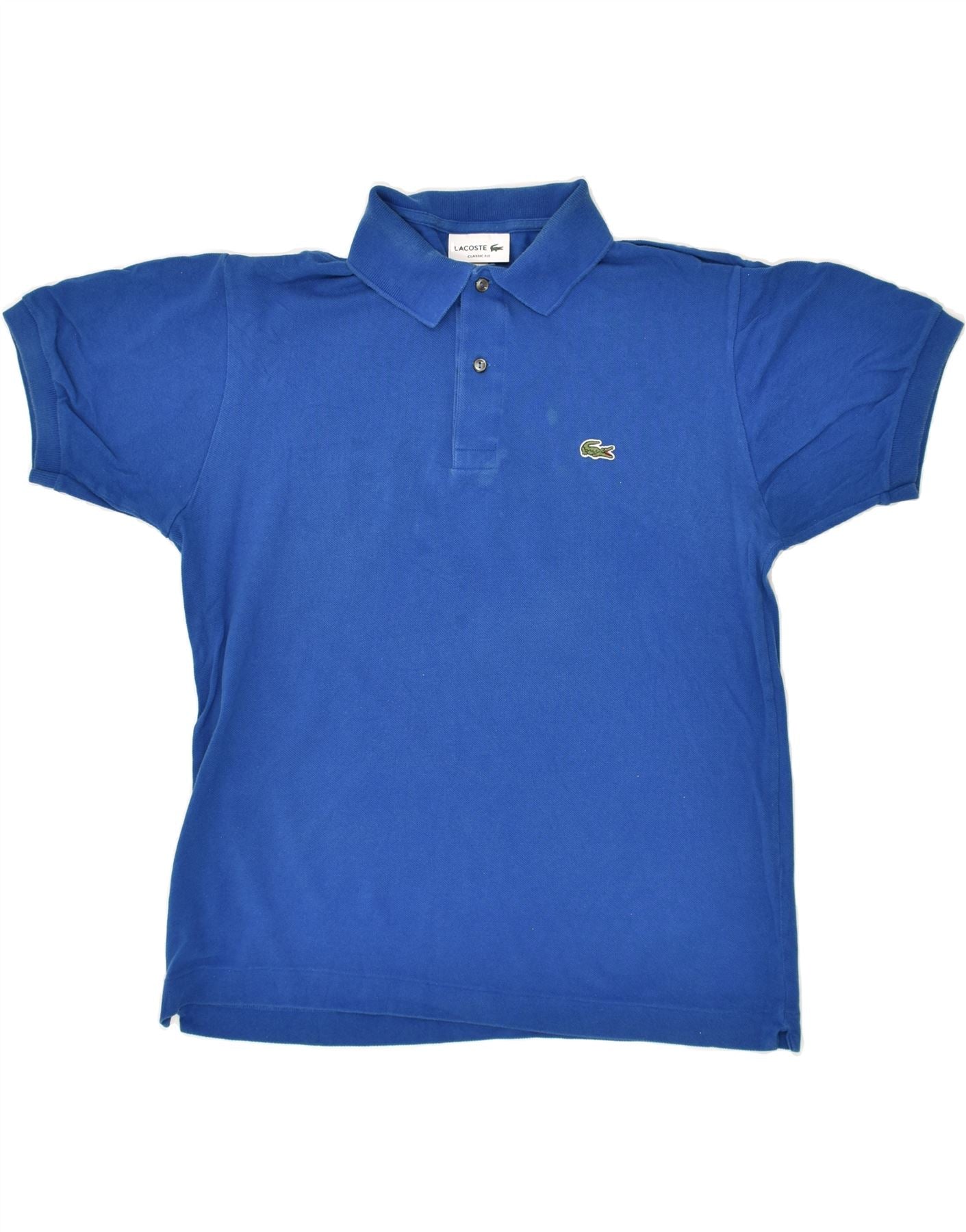 LACOSTE Polo coupe classique pour homme taille 5 grand coton bleu