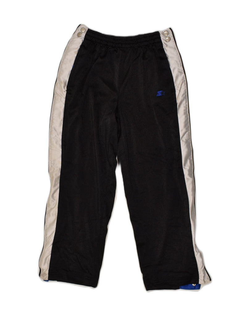 STARTER Boys Tracksuit Trousers 8-9 Years Medium Black Colourblock | Vintage Starter | Thrift | Second-Hand Starter | Used Clothing | Messina Hembry 