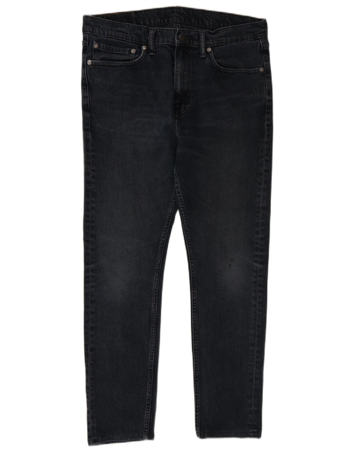 Levi's Mens Slim Jeans W34 L30 Navy Blue Cotton