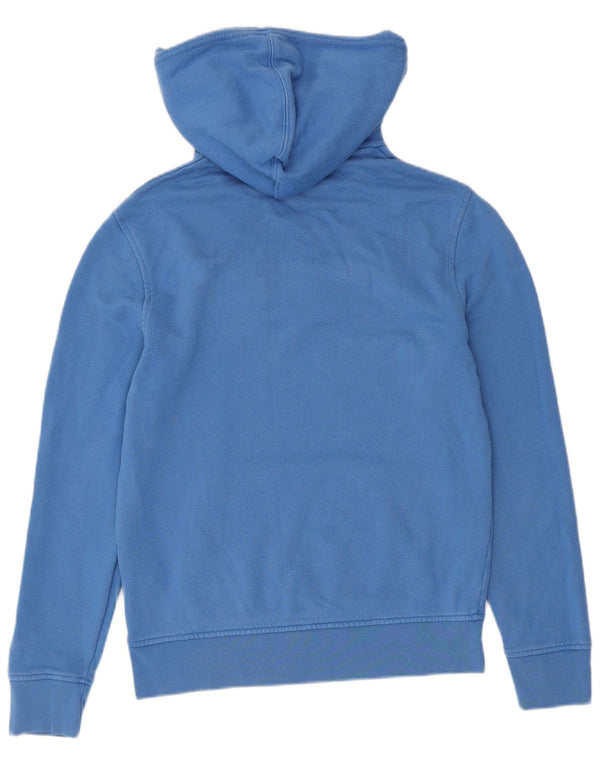 LEVI'S Mens Graphic Hoodie Jumper Small Blue Cotton