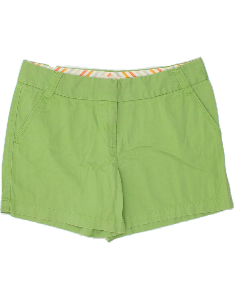 J. CREW Womens City Fit Chino Shorts US 14 XL W36 Green Cotton | Vintage J. Crew | Thrift | Second-Hand J. Crew | Used Clothing | Messina Hembry 