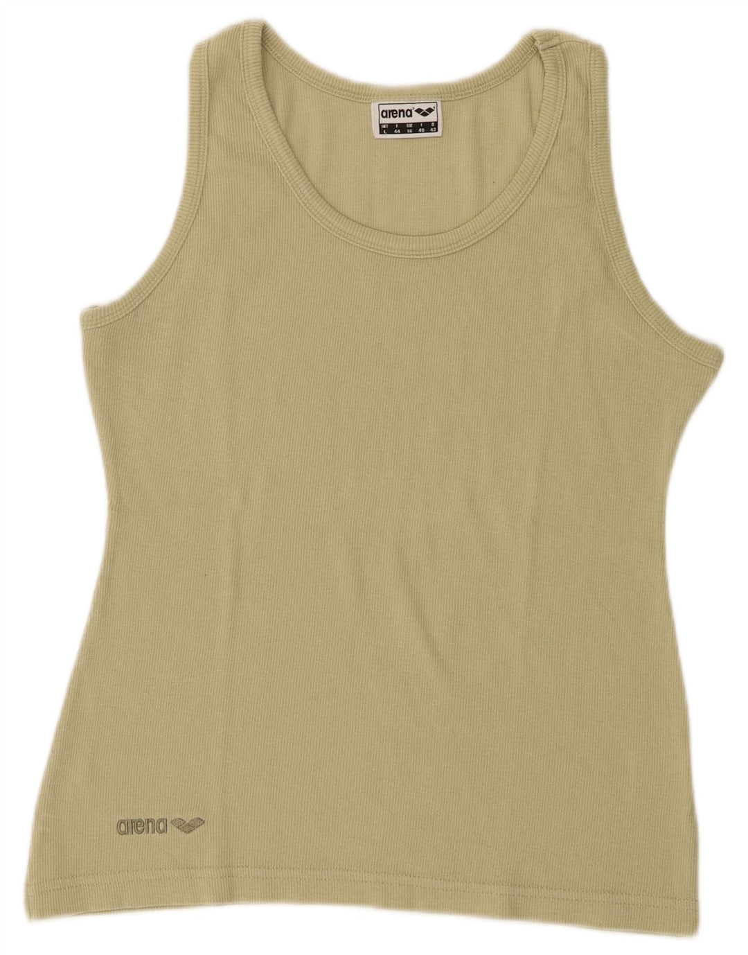 Arena Womens Vest Top UK 16 Large Green Cotton