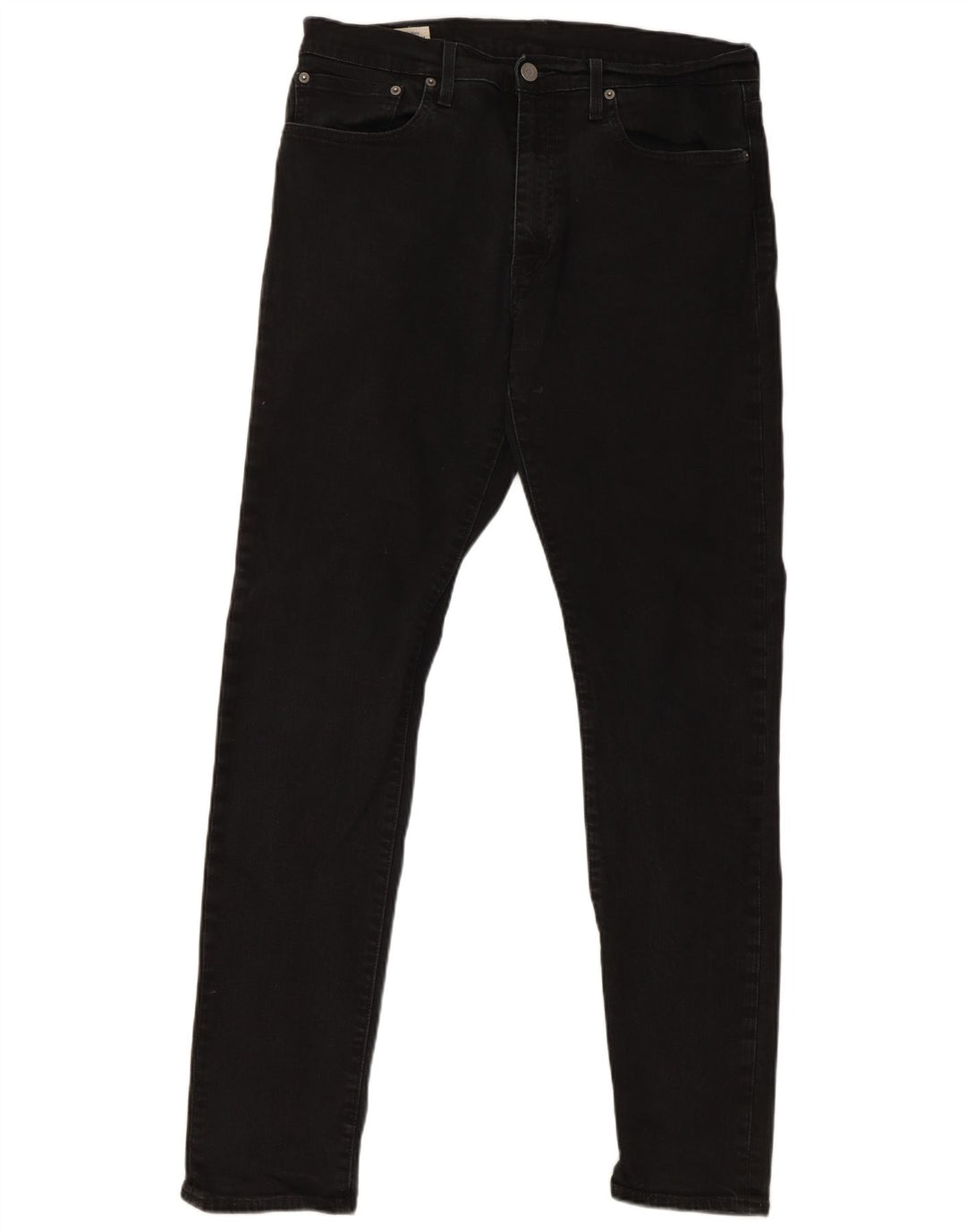 Levi's Mens 512 Slim Tapered Jeans W34 L34 Black Cotton