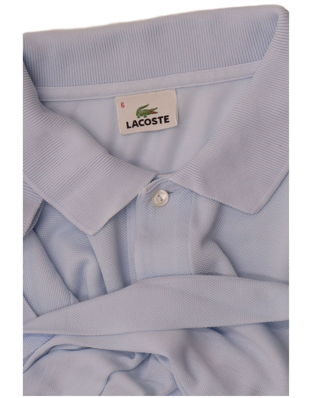 Lacoste Mens Polo Shirt Size 6 XL Blue