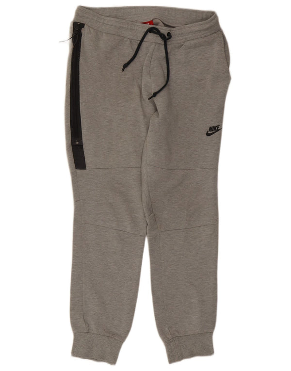Nike Mens Tracksuit Trousers Joggers Medium  Grey Colourblock Cotton