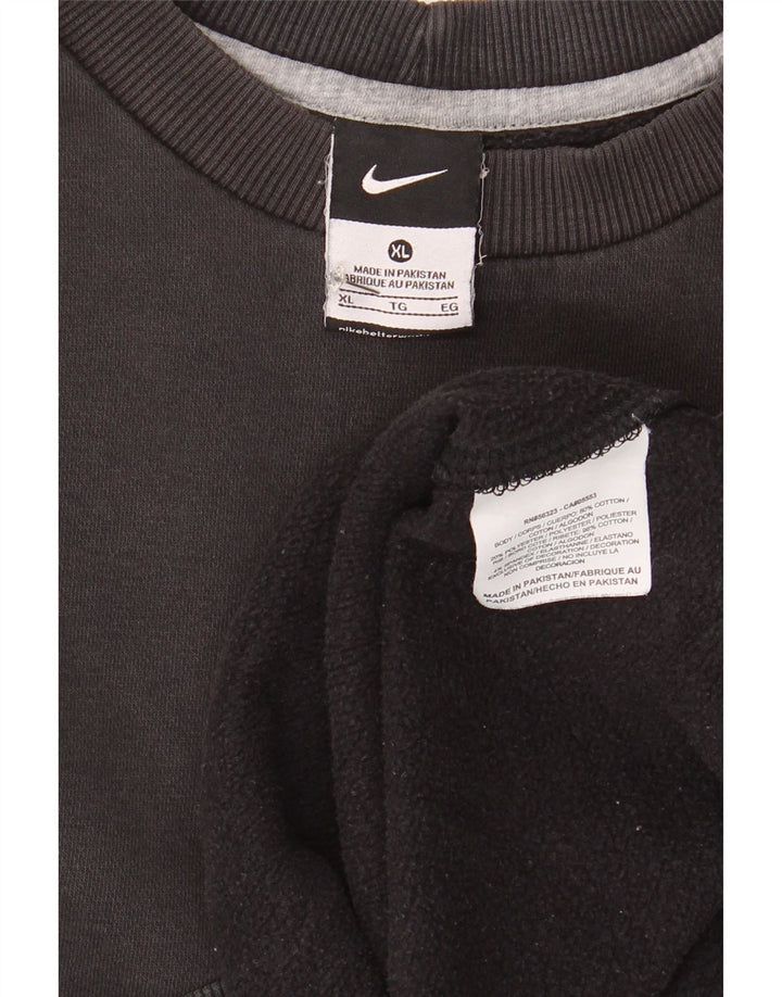 Nike Mens Sweatshirt Jumper XL Black Cotton