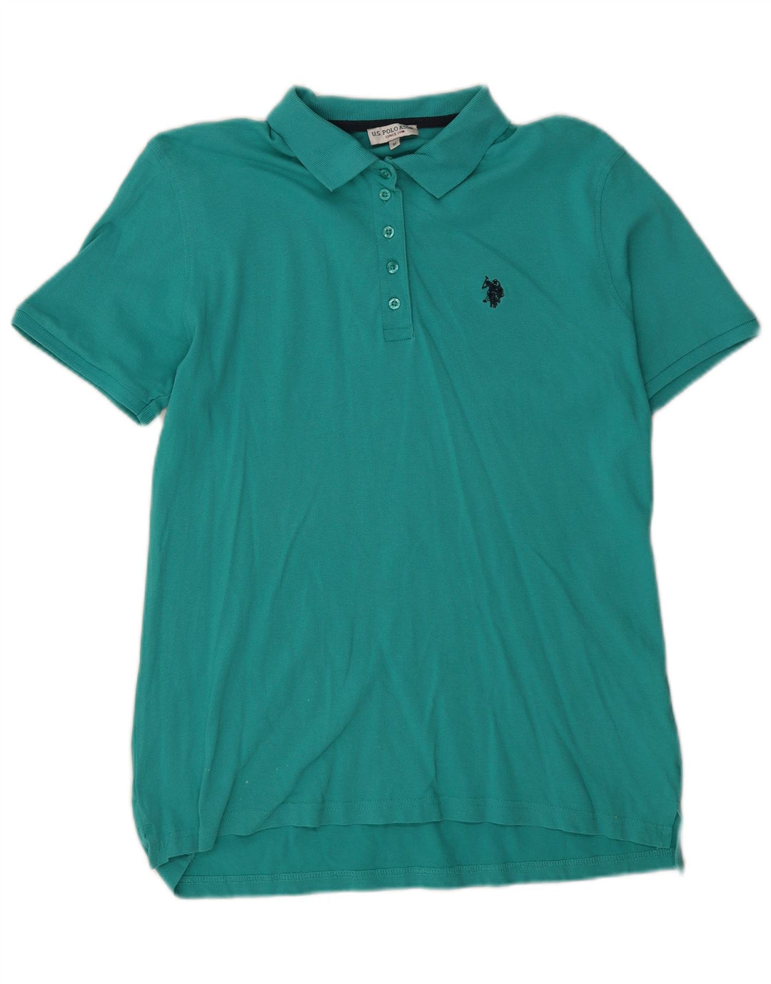 U.S. Polo Assn. Mens Polo Shirt Medium Blue Cotton