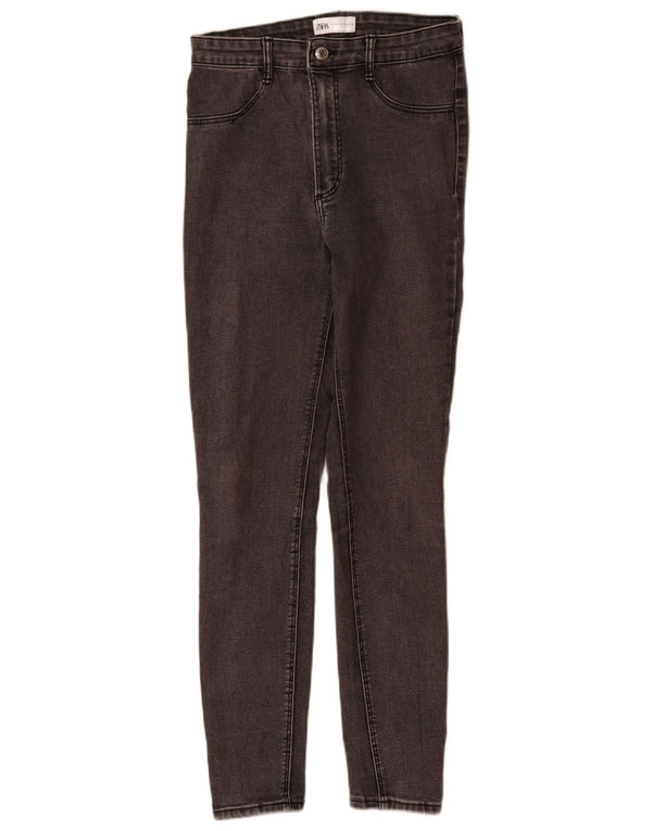 Zara Womens Skinny Jeans EU 38 Small W28 L29 Grey Cotton
