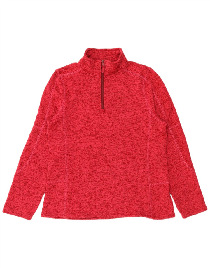 Mountain Warehouse Womens Sweatshirt Jumper UK 12 Medium Pink Flecked