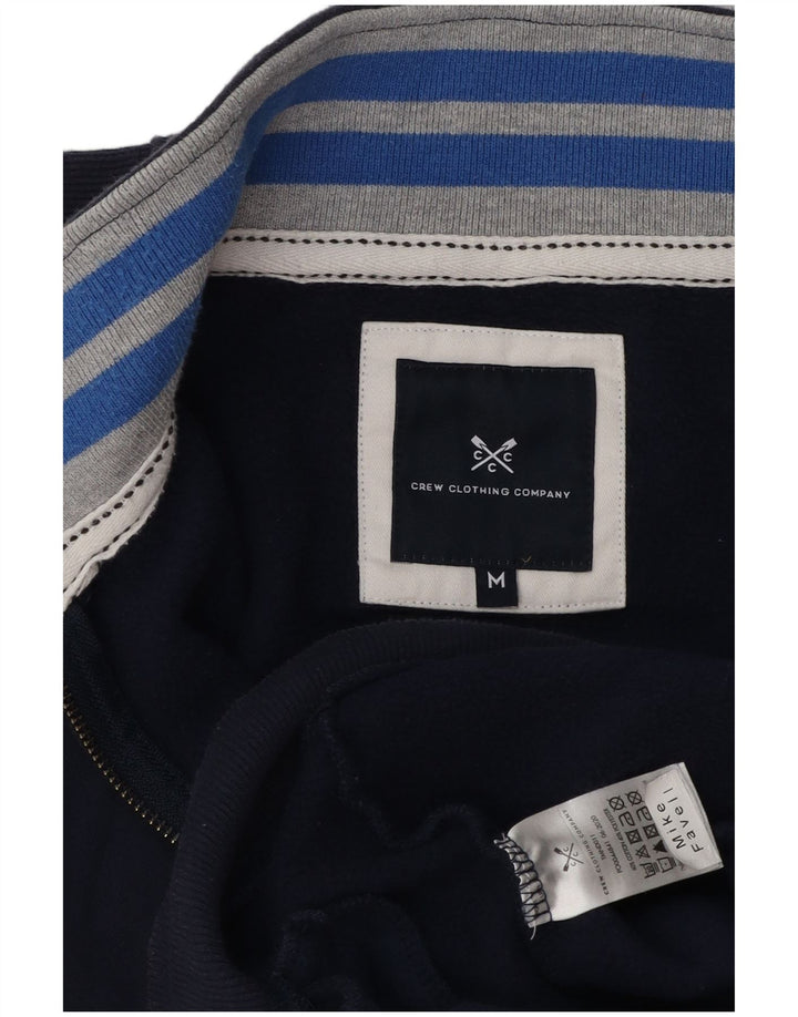 Crew Clothing Mens Tracksuit Top Jacket Medium Navy Blue Cotton