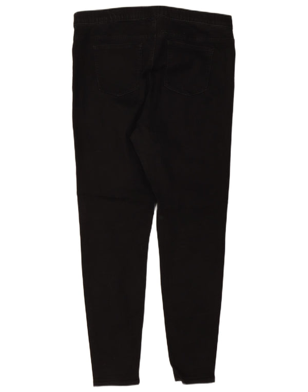 Marks & Spencer Womens Jegging Jeans UK 18 XL W36 L29 Black Cotton