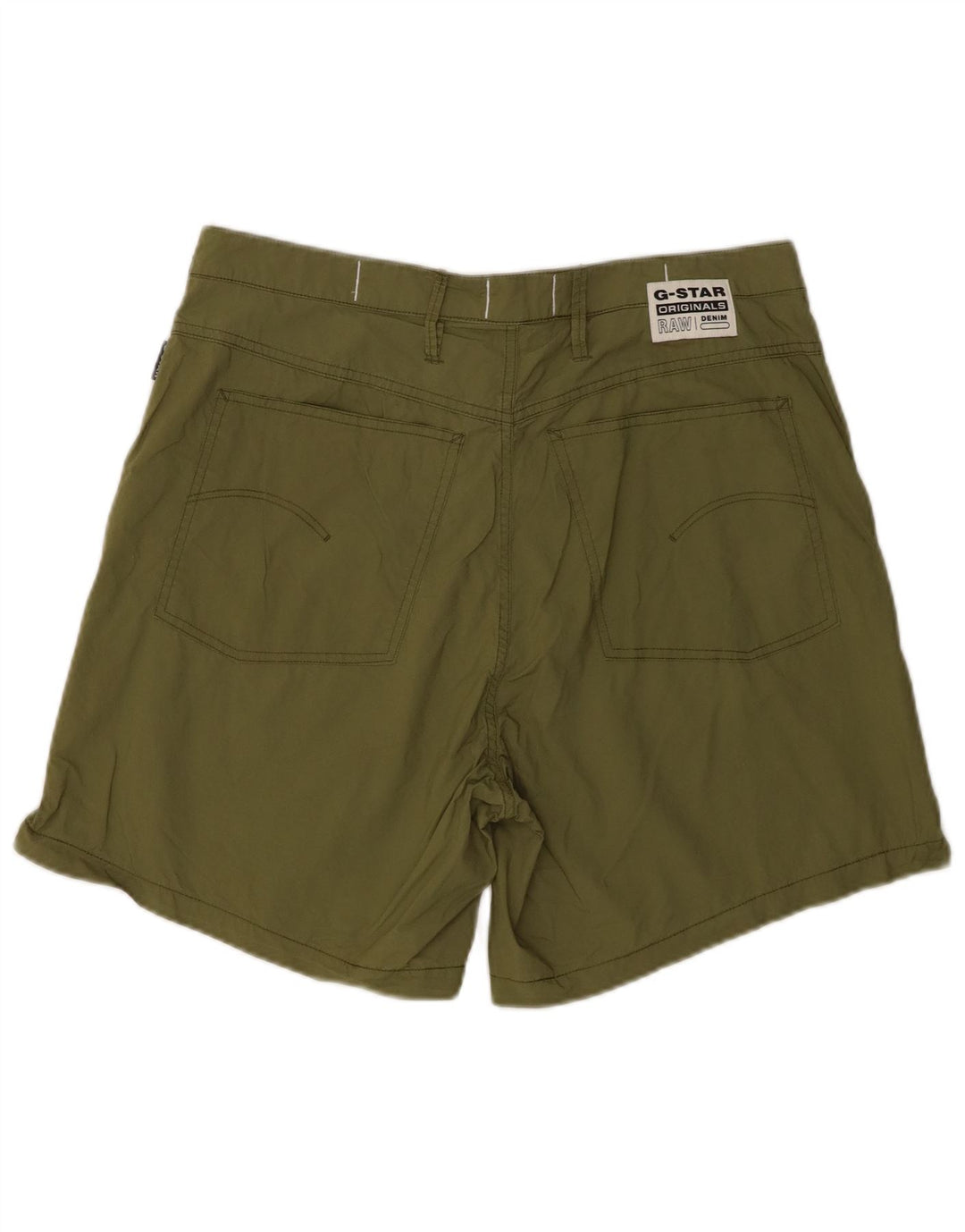 G-Star Mens Chino Shorts W29 Small Khaki Cotton