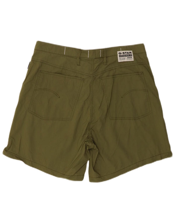 G-Star Mens Chino Shorts W29 Small Khaki Cotton