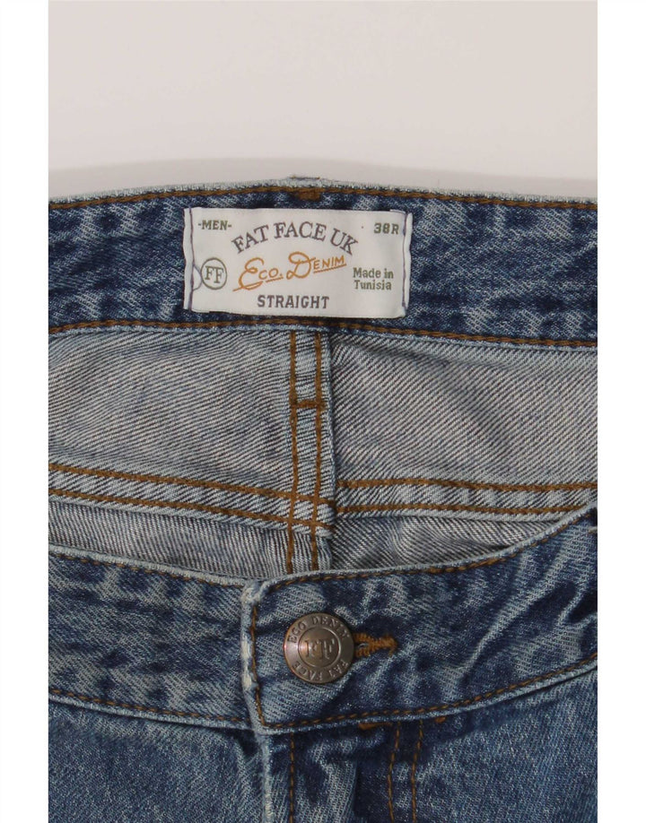 Fat Face Mens Straight Jeans W38 L30 Blue
