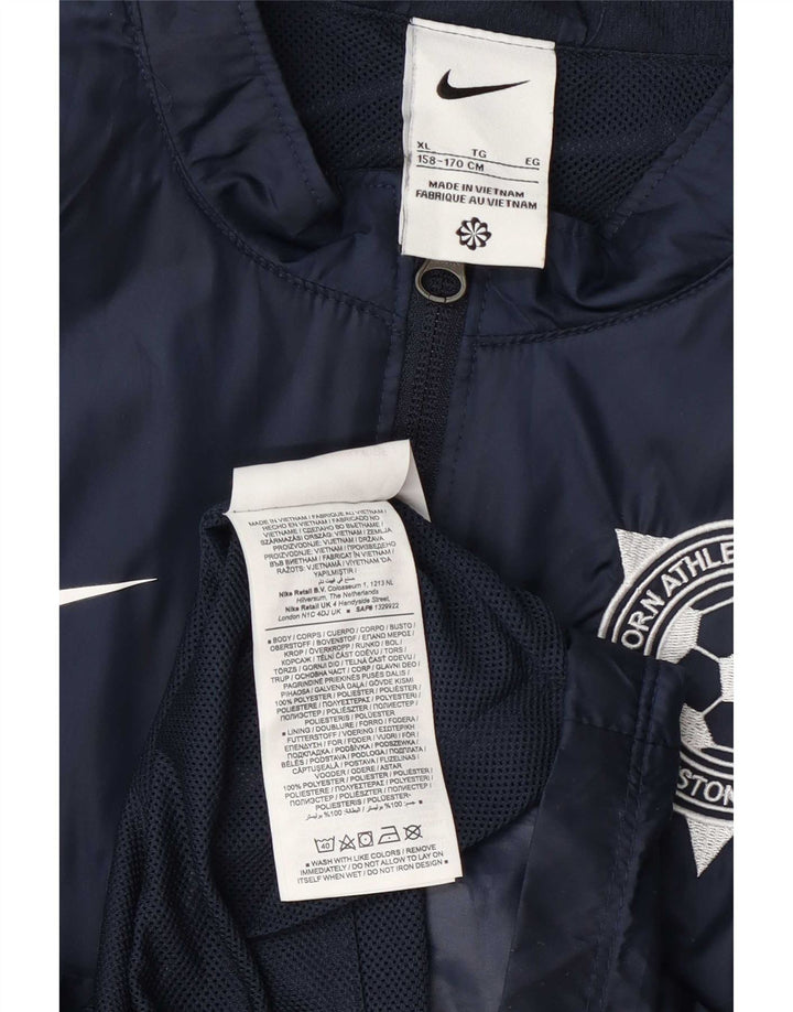 Nike Boys Tracksuit Top Jacket 13-14 Years XL Navy Blue