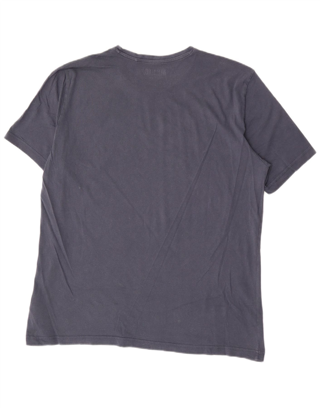 Mustang Mens Graphic T-Shirt Top 2XL Navy Blue Cotton