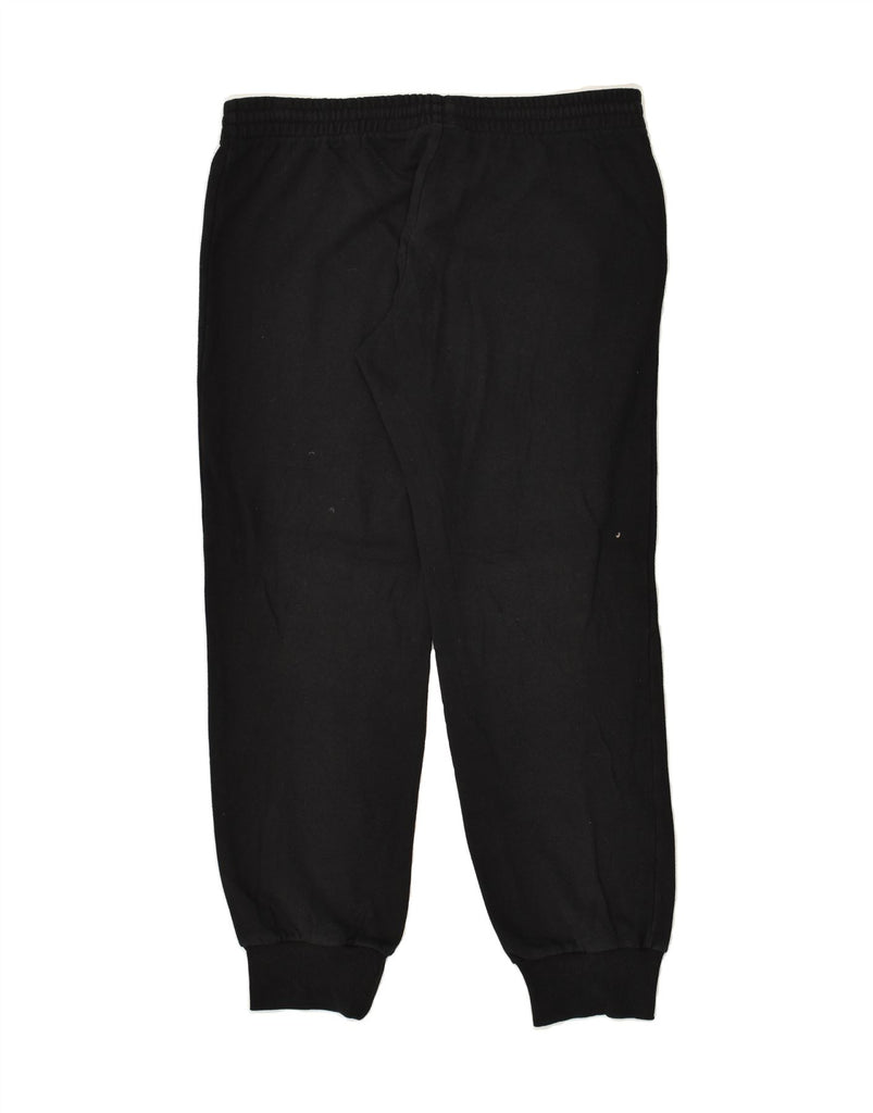 LOTTO Womens Tracksuit Trousers Joggers UK 14 Large Black | Vintage Lotto | Thrift | Second-Hand Lotto | Used Clothing | Messina Hembry 