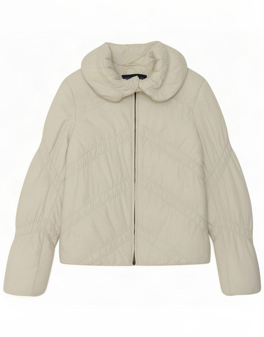 Trussardi Jeans Womens Padded Jacket IT 40 Small White Polyester