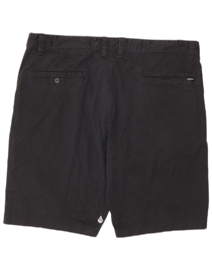 Volcom Mens Chino Shorts W40 XL Black Cotton