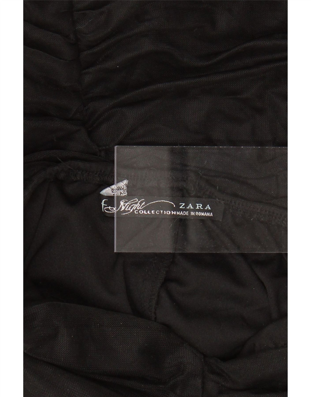 ZARA Womens Strapless Bodycon Dress UK 8 Small Black