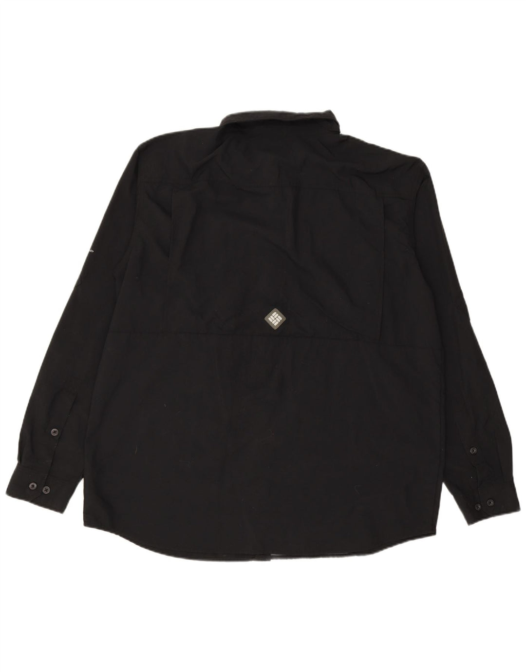 COLUMBIA Mens Shirt XL Black Nylon