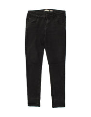 BENCH Womens Skinny Jeans W34 L34 Black Cotton