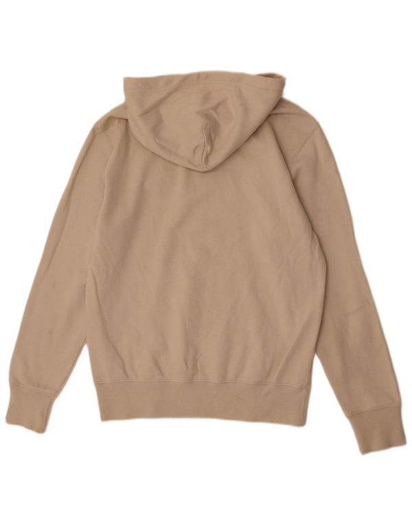 Champion Mens Graphic Regular Fit Hoodie Jumper Medium Beige Cotton