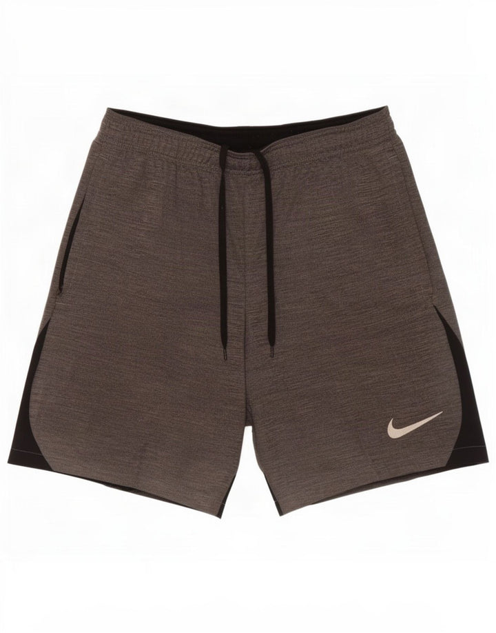 Nike Mens Dri Fit Slim Sport Shorts Medium Grey Polyester