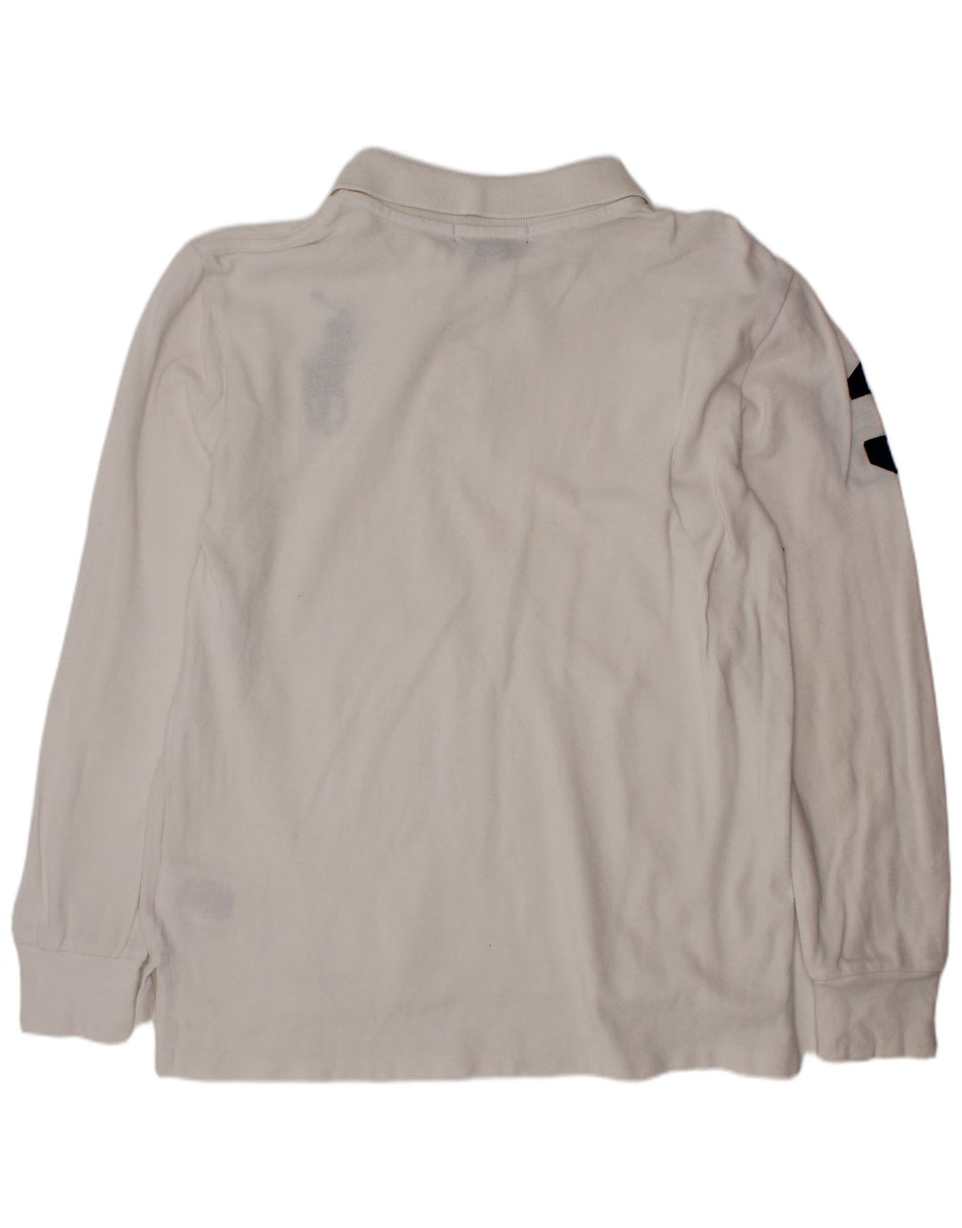 POLO RALPH LAUREN Boys Graphic Polo Shirt 10-11 Years Medium White