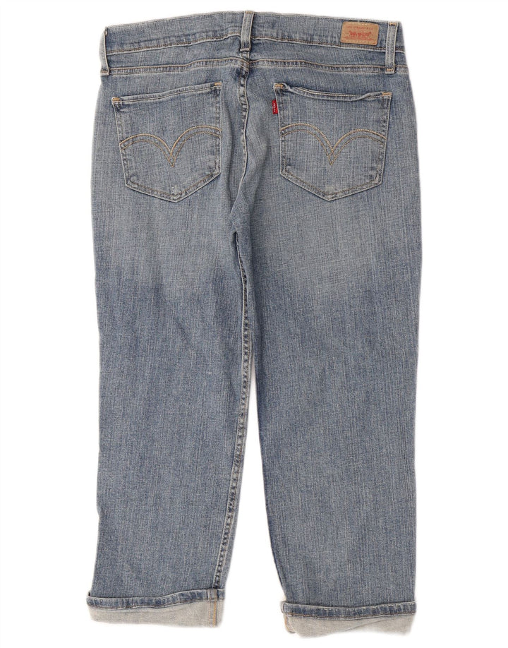 Levi's Womens 524 Super Low Capri Jeans W32 L23 Blue
