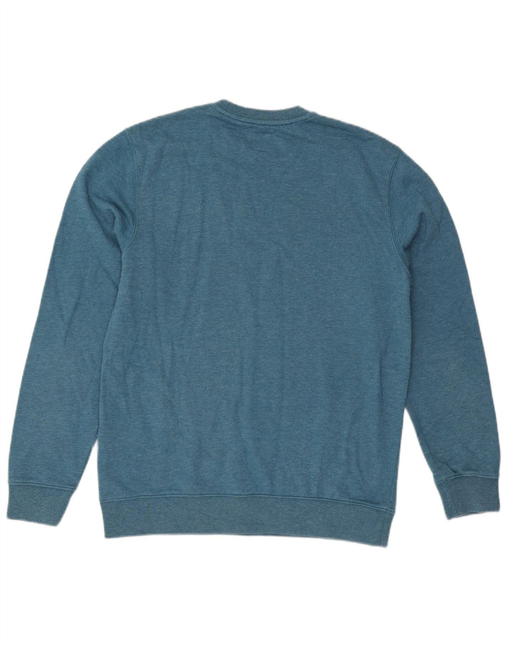 VANS Mens Graphic Sweatshirt Jumper Medium Blue Cotton