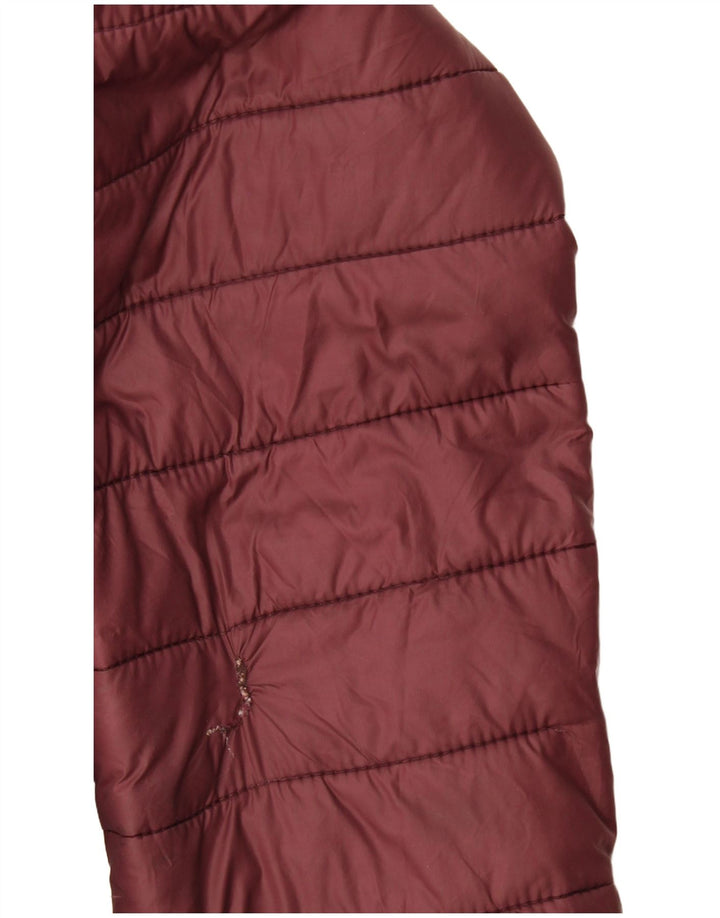 Carrera Mens Hooded Padded Jacket XL Burgundy Polyamide