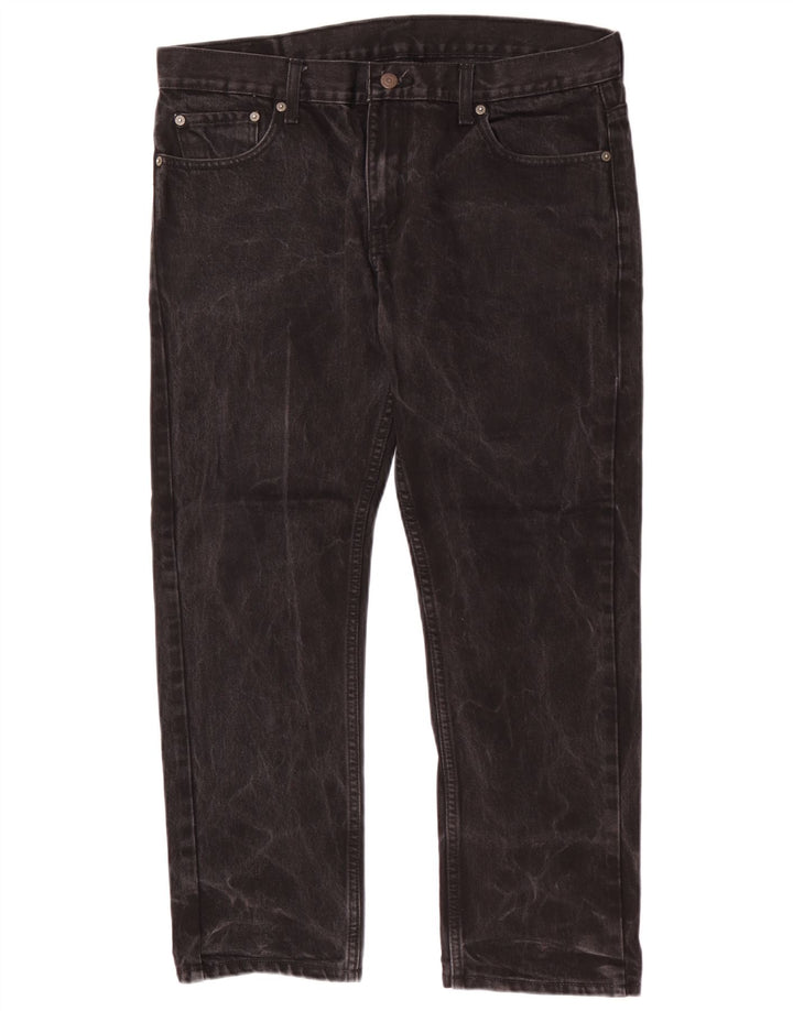 Levi's Mens 511 Slim Tapered Jeans W36 L28 Black Cotton