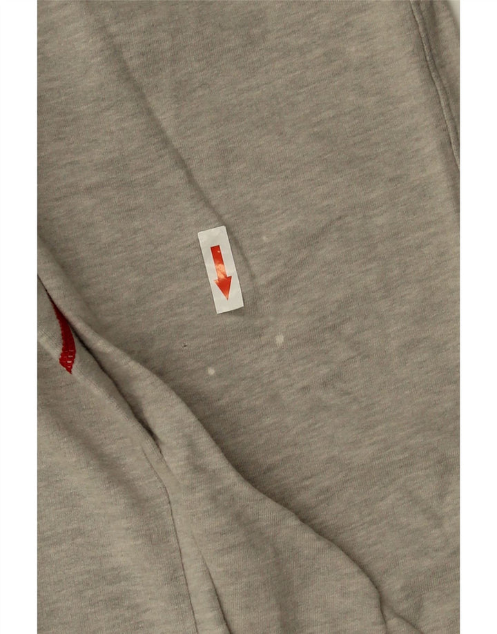 Fila Mens Graphic Top Long Sleeve Large Grey Striped Cotton