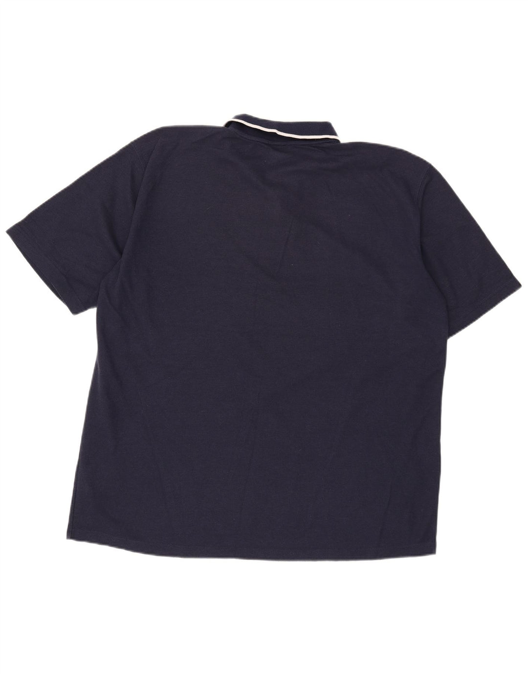 Umbro Mens Polo Shirt 2XL Navy Blue Polyester