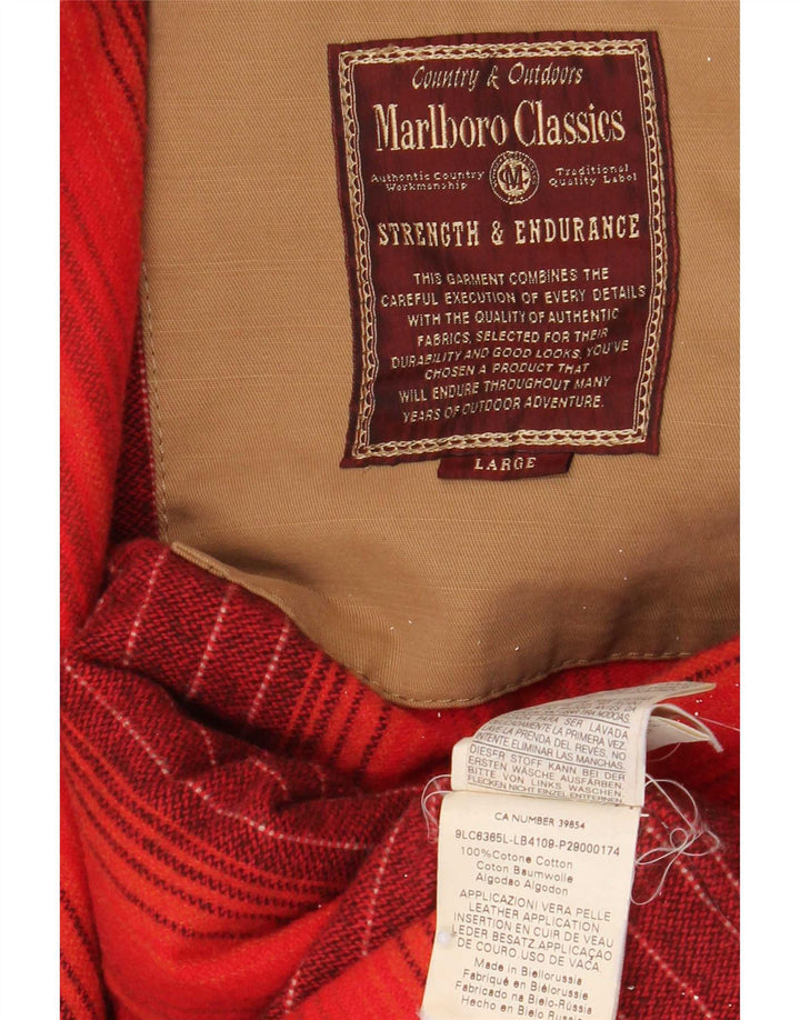 Marlboro Classics Mens Suede Jacket UK 40 Large Brown Leather