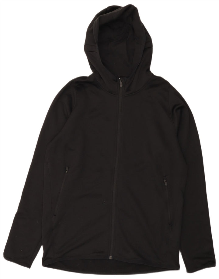 Adidas Mens Climalite Zip Hoodie Sweater Large Black Polyester