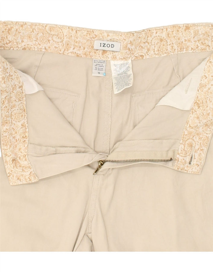 IZOD Womens Chino Shorts US 10 Large W34 Beige Cotton Vintage Izod and Second-Hand Izod from Messina Hembry 