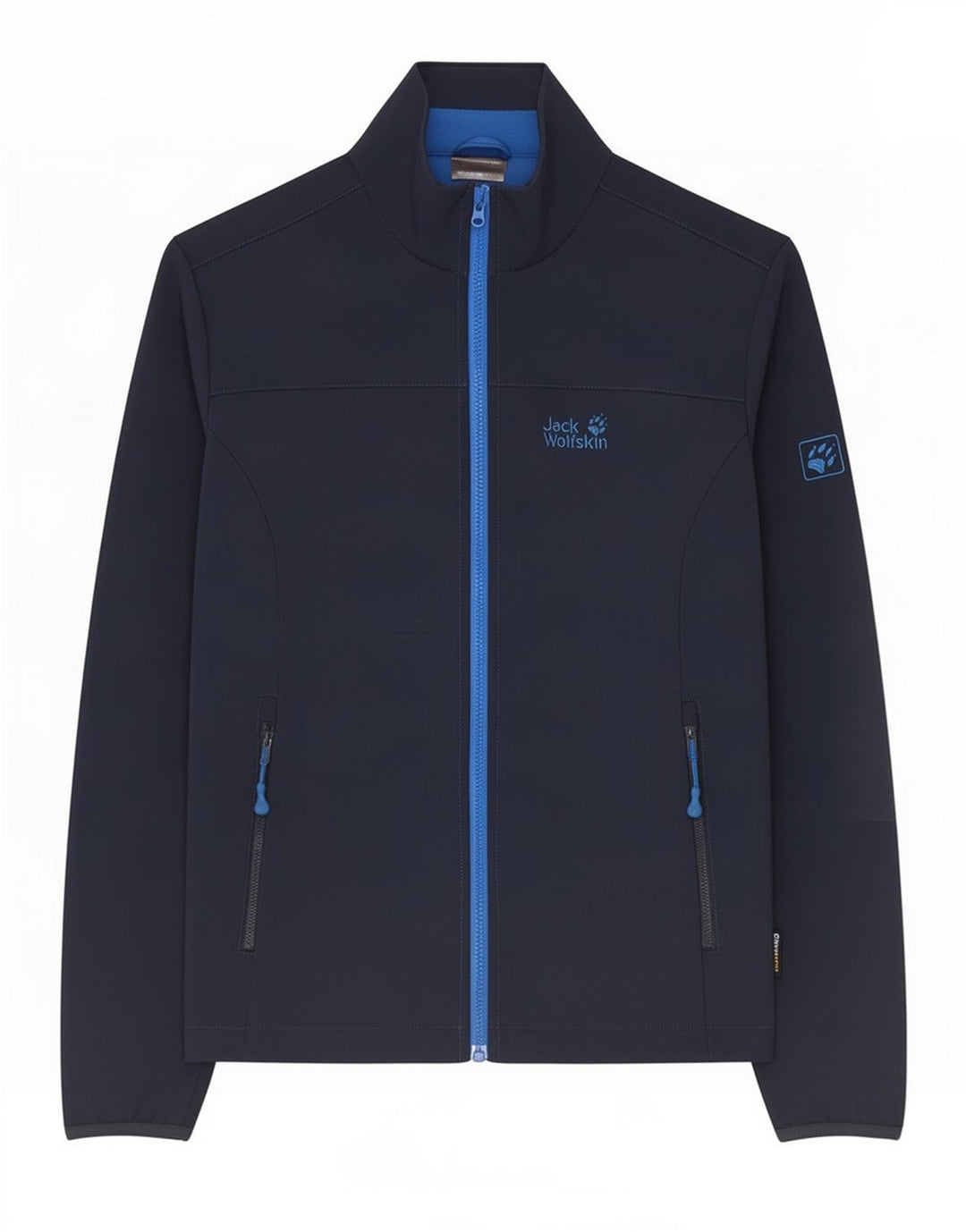 Jack Wolfskin Mens Tracksuit Top Jacket UK 36/38 Medium Navy Blue Polyester