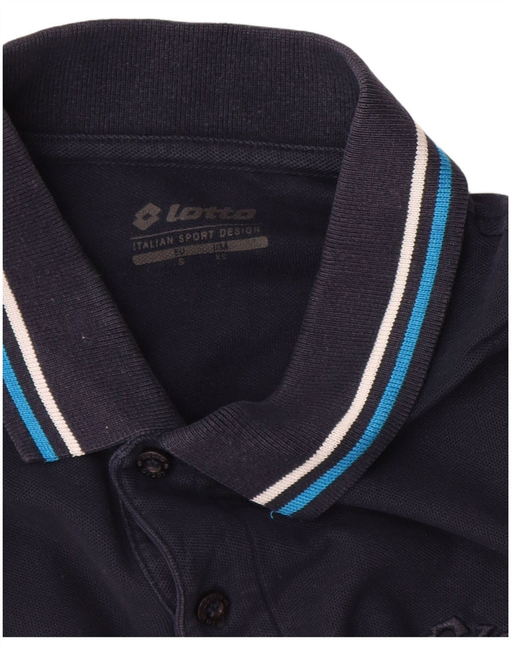 Lotto Mens Polo Shirt Small Navy Blue