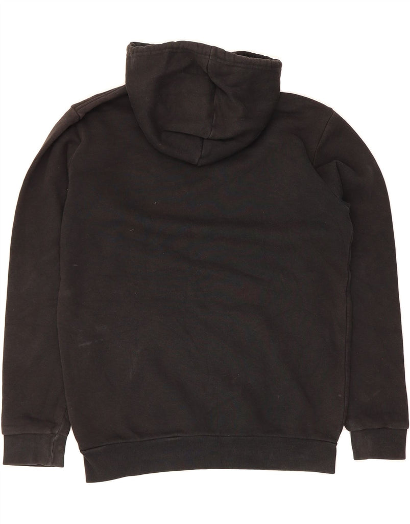 ADIDAS Mens Hoodie Jumper Medium Black Cotton Vintage Adidas and Second-Hand Adidas from Messina Hembry 
