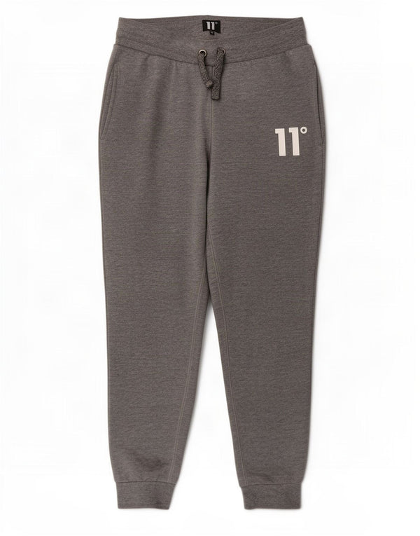 Eleven Degrees Mens Graphic Tracksuit Trousers Joggers Medium Grey