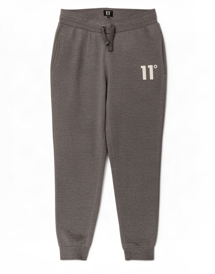 Eleven Degrees Mens Graphic Tracksuit Trousers Joggers Medium Grey