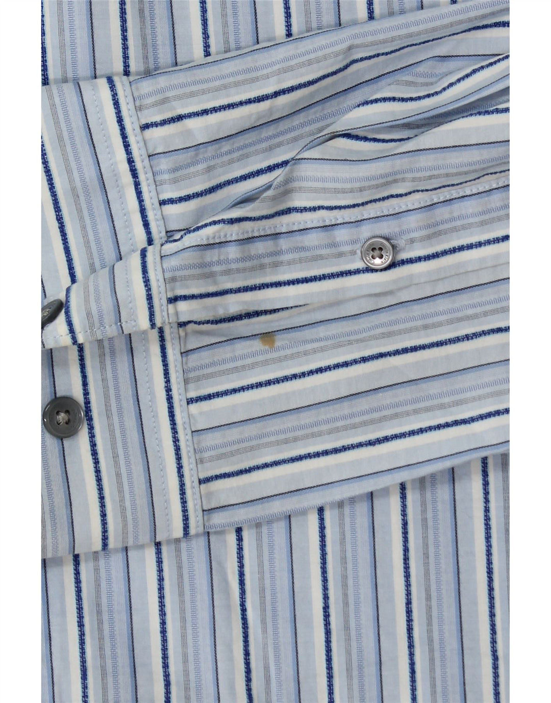 CALVIN KLEIN Mens Modern Fit Shirt 2XL Blue Striped Cotton