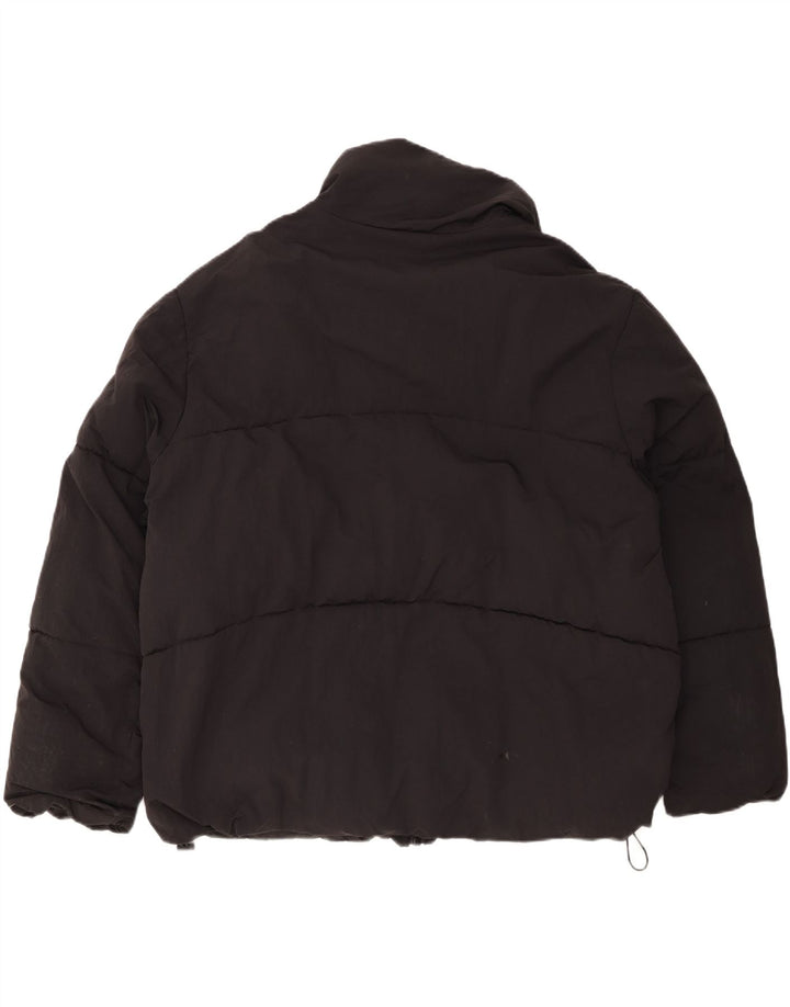 Zara Mens Padded Jacket UK 38 Medium Black Polyamide