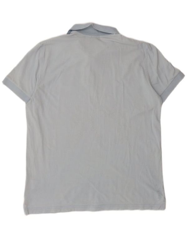 Hugo Boss Mens Polo Shirt 2XL Blue Cotton