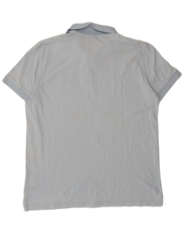 Hugo Boss Mens Polo Shirt 2XL Blue Cotton
