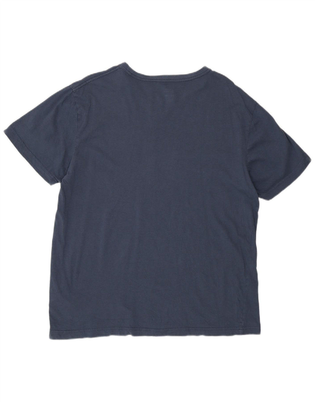 Hurley Mens Graphic T-Shirt Top Medium Navy Blue Cotton