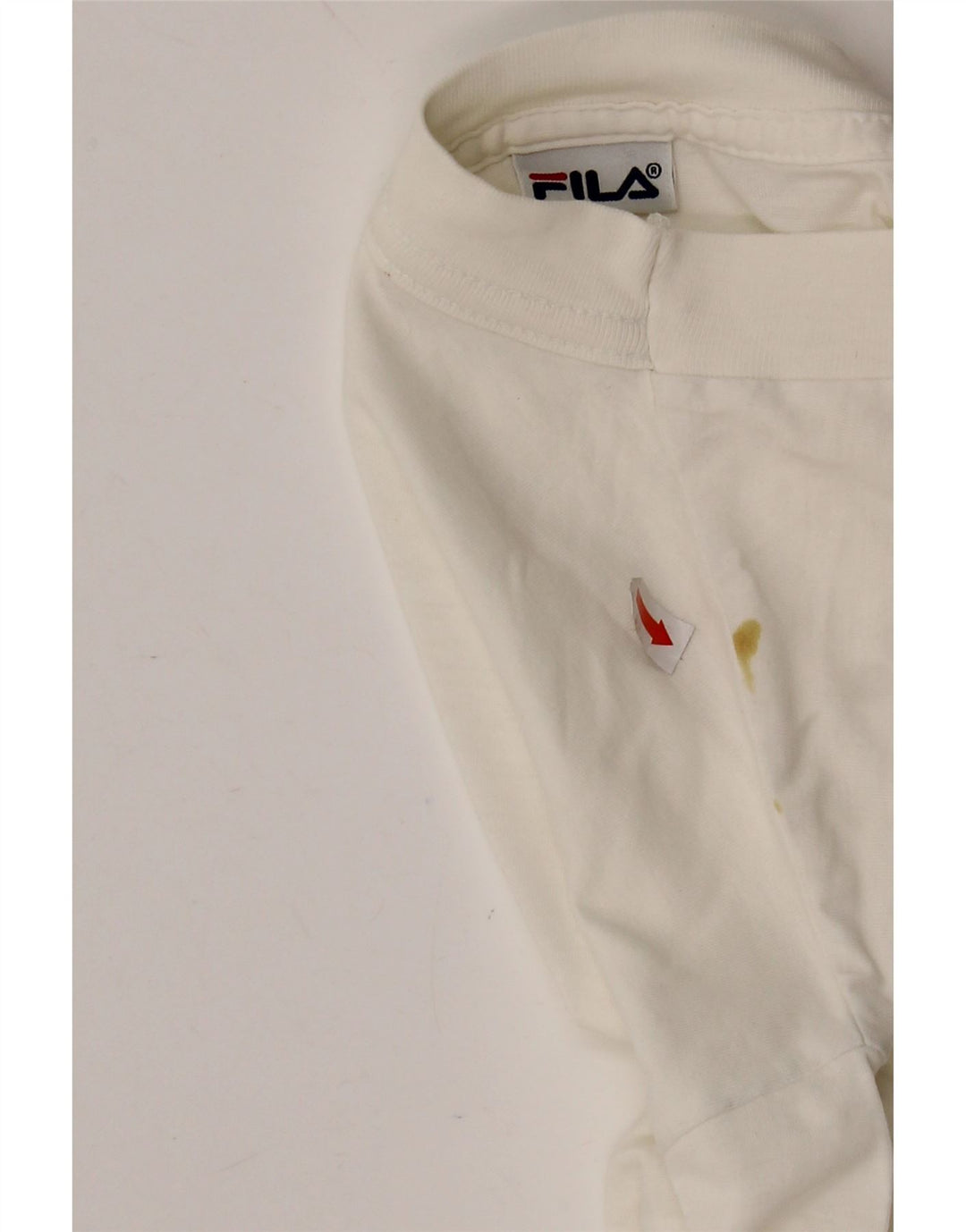 FILA Mens T-Shirt Top Small White